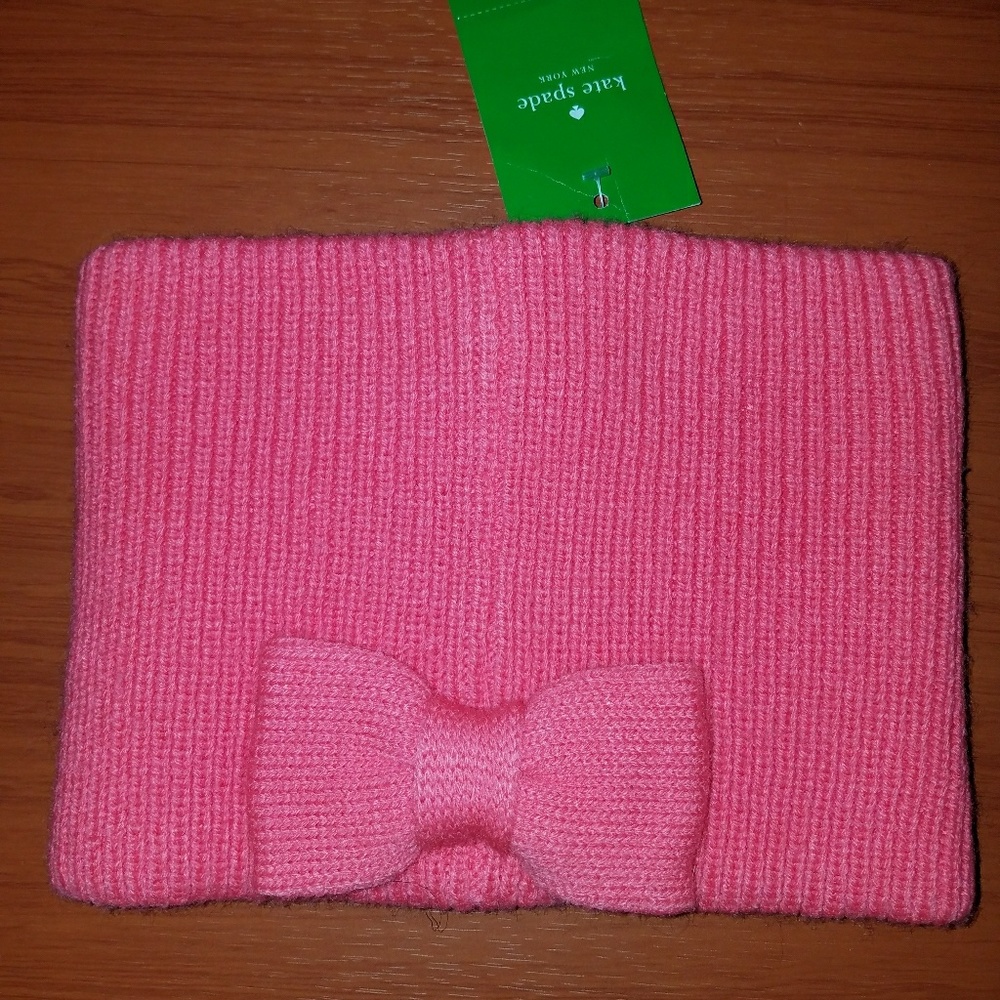 New Kate Spade Pink Bow Earwarmer / Headband